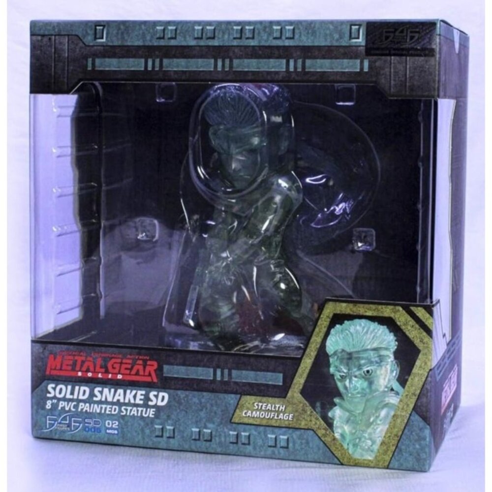 First 4 Figures: Metal Gear Solid‎ Snake Stealth Camouflage Statue